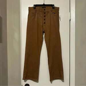 NWT Joe’s Jeans Callie Exposed Button Fly high rise cropped boot maple size 30